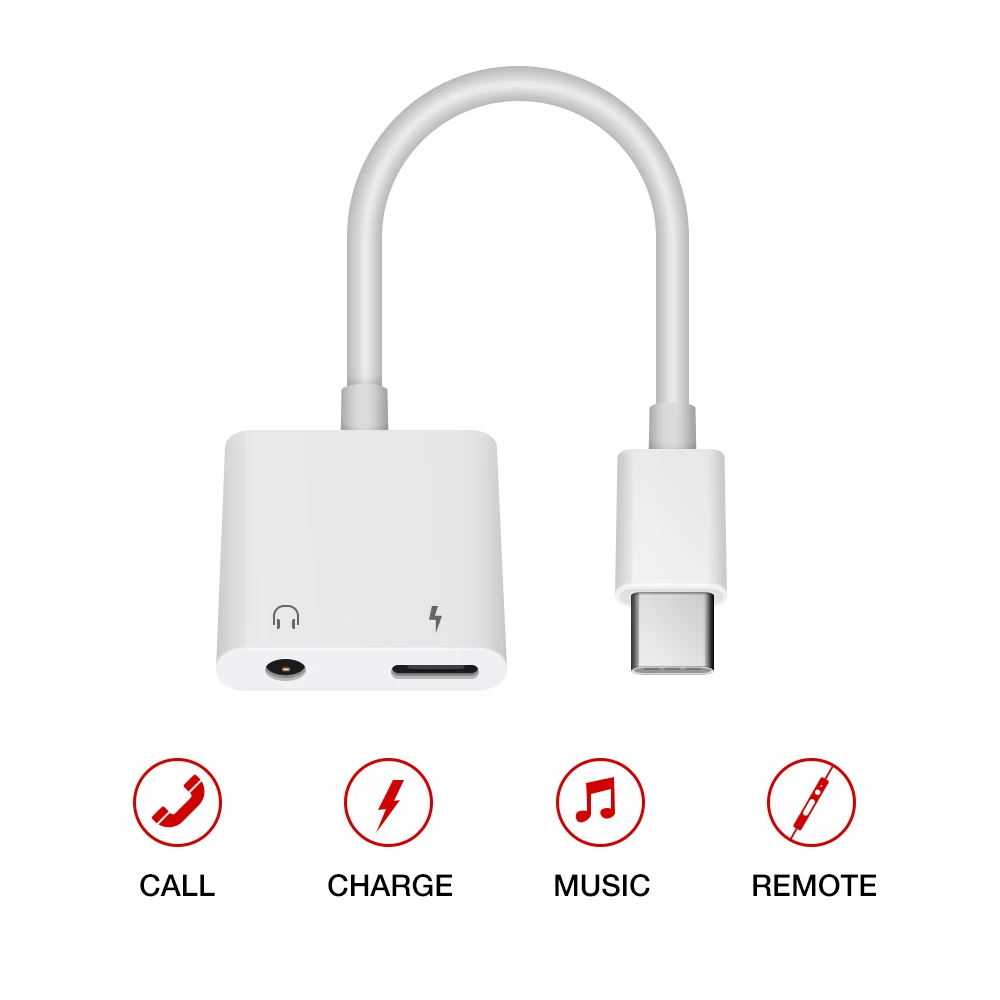 Asona 2в1 USB 3 1 Type C + 5 мм AUX аудио конвертер адаптер PD быстрое зарядное устройство для