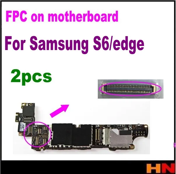 2 шт. разъём для Samsung S6 G920F Edge G925 G925F|lcd fpc|lcd connectorconnector charger |