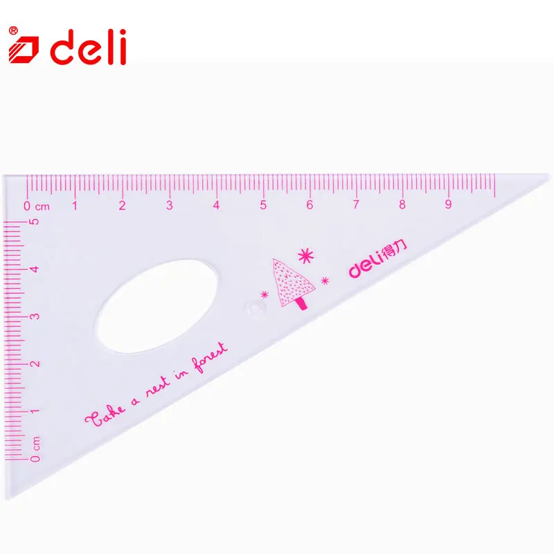 Deli Stationery Accessories Math Ruler Sets 4 Sets/Pack Multi-functional Student Drafting School Office Supplies Wholesale | Канцтовары