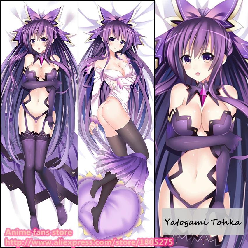 

New Date A Live Yatogami Tohka Lovely Japanese Anime Pillowcase Pillow Case Cover decorative Hugging Body Bedding