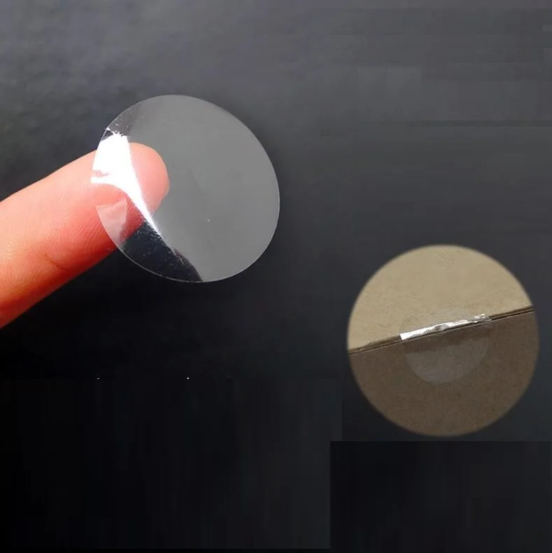 

large Transparent Label Sticker Circle Sealing Label Sticker PVC Transparent DIY Label Diameter 50mm big clear plastic Sticker