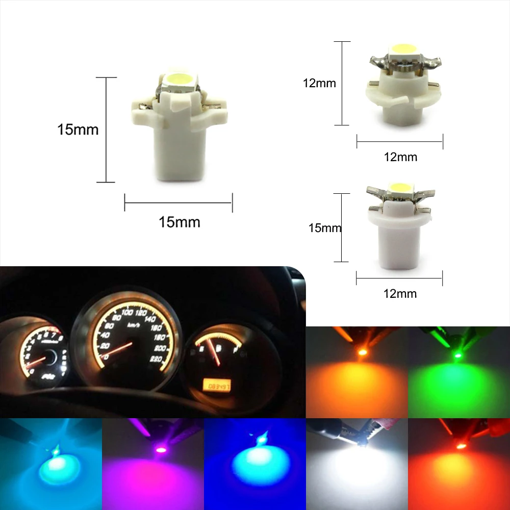 1 шт./лот B8.5d b8.5 509T 5050 Led SMD T5 лампа Автомобильный датчик Speedo тире приборная панель