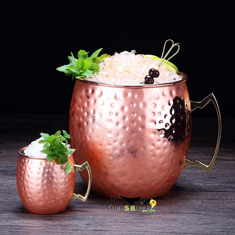 Гигантский 5L Чеканный Москва Мул Кружка Мега кружка без задников с ведерко со