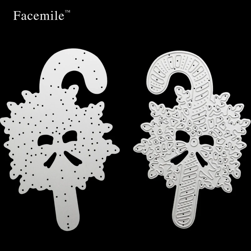 1 шт. рождественские штампы в виде конфет праздничные Вырубные декоративная