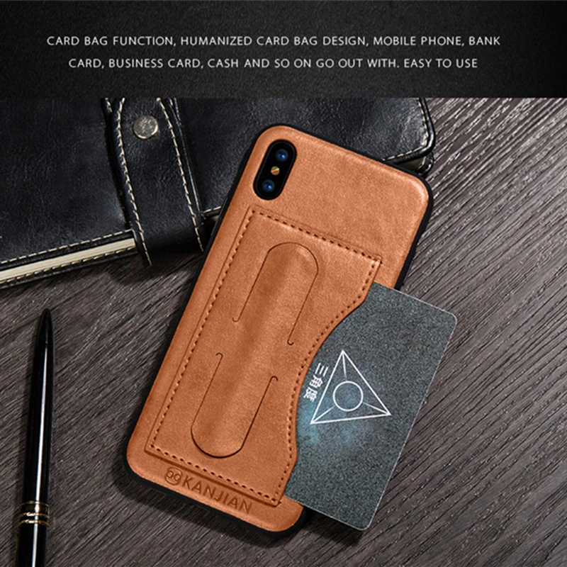 Роскошный автомобильный Магнитный кожаный чехол для iPhone XS X 8 7 мягкий