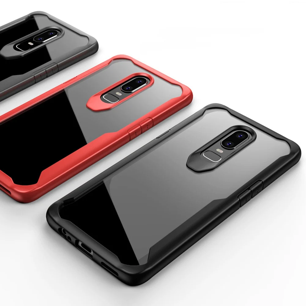 Чехол для телефона Oneplus 6T чехол силиконовый ударопрочный Прозрачный 6 5 5T