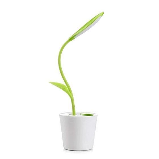 Креативная USB Светодиодная настольная лампа дизайн контейнера для карандашей