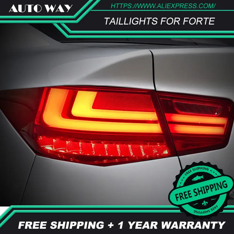 Автомобильный Стайлинг задний фонарь чехол для Kia Forte задние фары 2014 2018