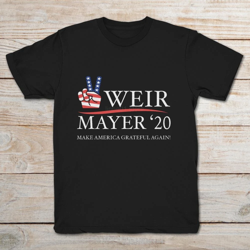 Мужская футболка с коротким рукавом Weir Mayer ཐ Make America Grateful Again лето 2019|Мужские