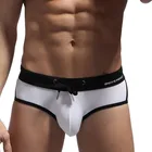 Сексуальное мужское нижнее белье BRAVE PERSON, u-образные выпуклые большой карман для пениса, дизайнерские мужские хлопковые трусы Wonderjock, горячая Распродажа бикини