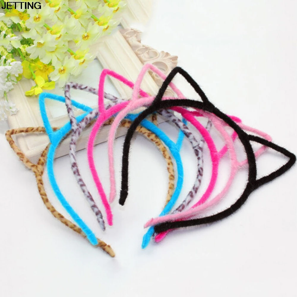 

New Cute Cat Ear Hair Band Kids Hairbands for Girls Summer Headbands for Women Coloful Headwear Children Hair Accessories
