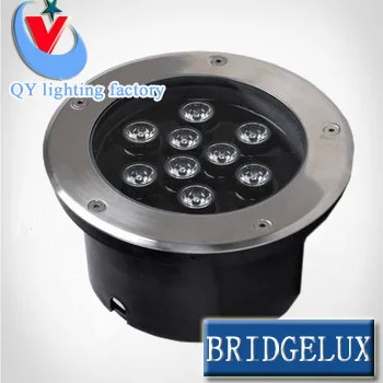 

Fedex 10pcs/lot 3W LED underground light 3w led Buried light ground floor recessed lamp lamps DC12V 24V OR AC85-265V