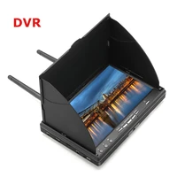 lcd5802d lcd5802s 5802 5 8g 40ch 7 inch raceband fpv monitor 800x480 with dvr build in battery video screen for fpv multicopte