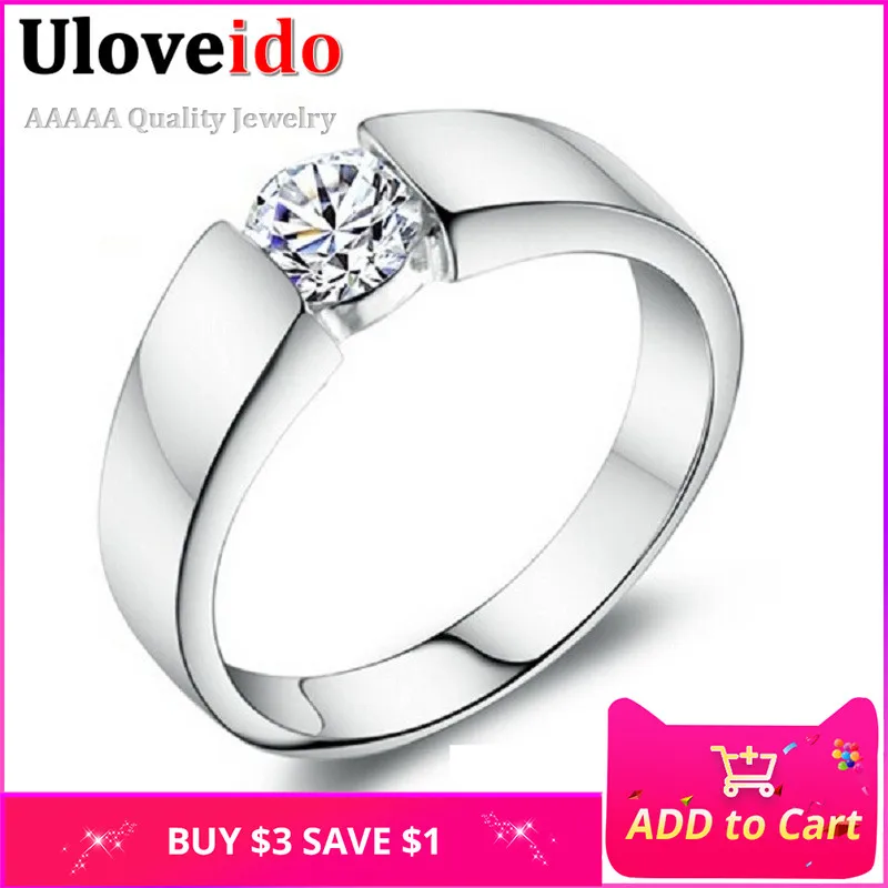 Uloveido обручальные кольца для женщин/мужчин винтажное мужское кольцо с