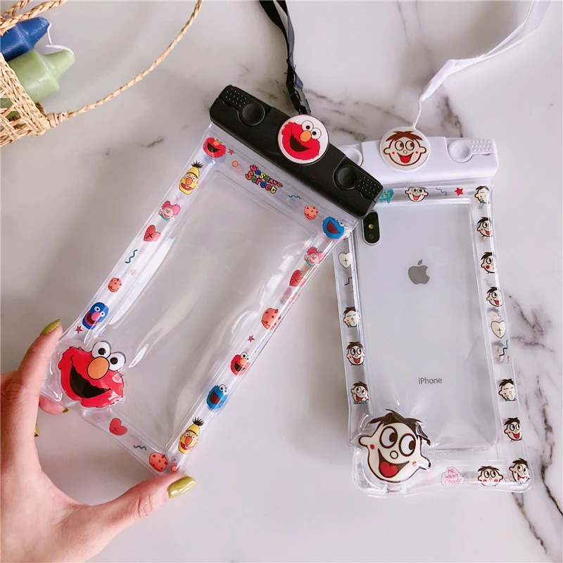 TJHSZKL Универсальный Водонепроницаемый Чехол для Телефона iPhone Xs MAX XR X 6 6s 7 8 Plus милый мультяшный водонепроницаемый чехол для плавания