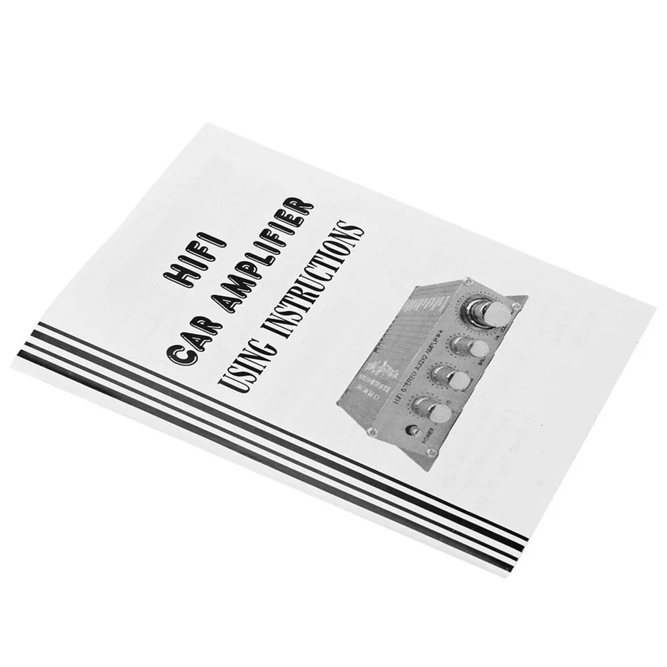 Мини усилитель FM для автомобиля стерео с поддержкой CD DVD MP3 динамик вход и