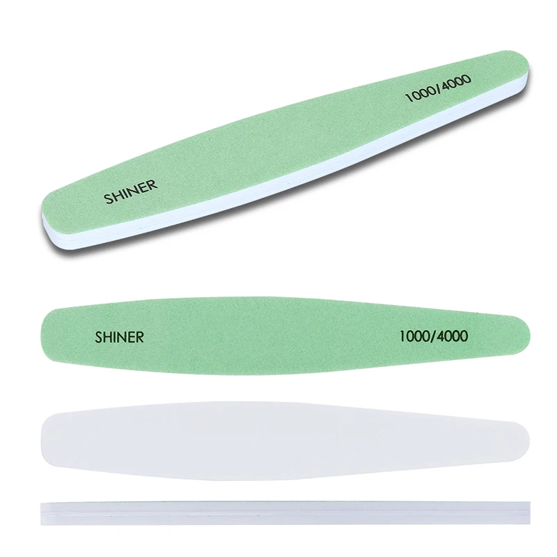 Пилки для ногтей пилки 3 размера двухсторонние пилочки шлифовальные стержни