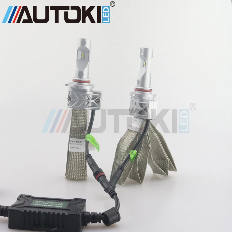 Autoki 72 Вт 8000LM CSP Автомобильные светодиодные фары 9005/HB3 9006/HB4 автомобильная