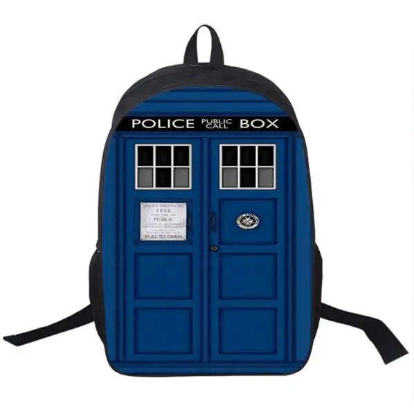 Рюкзак Doctor Who для подростков мальчиков и девочек школьные сумки женщин мужчин