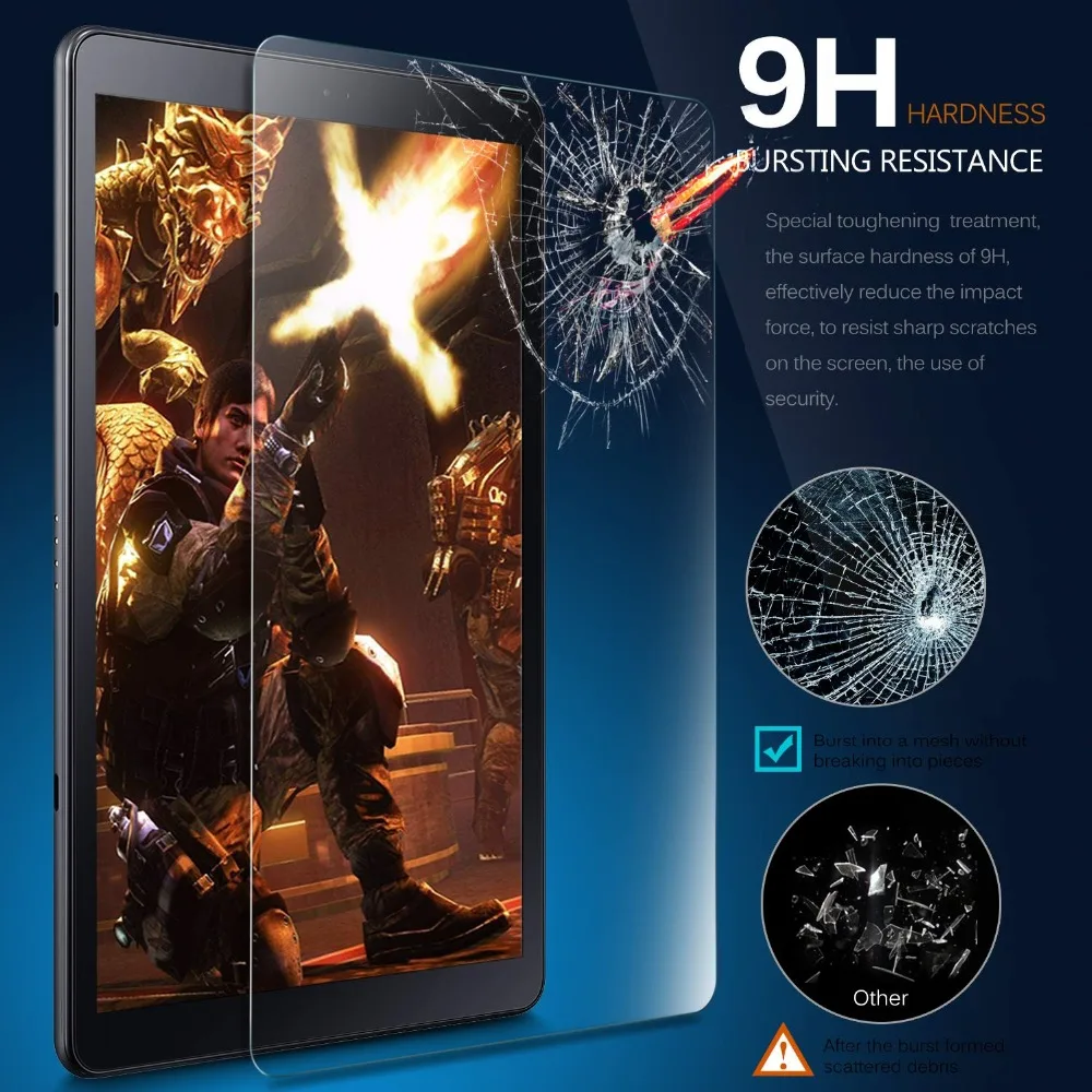 С уровнем твердости 9 H закаленное Стекло для Samsung Galaxy Tab A 10,5 дюймов SM-T590 SM-T595 SM-T597 защита экрана планшета защитная пленка, стекло