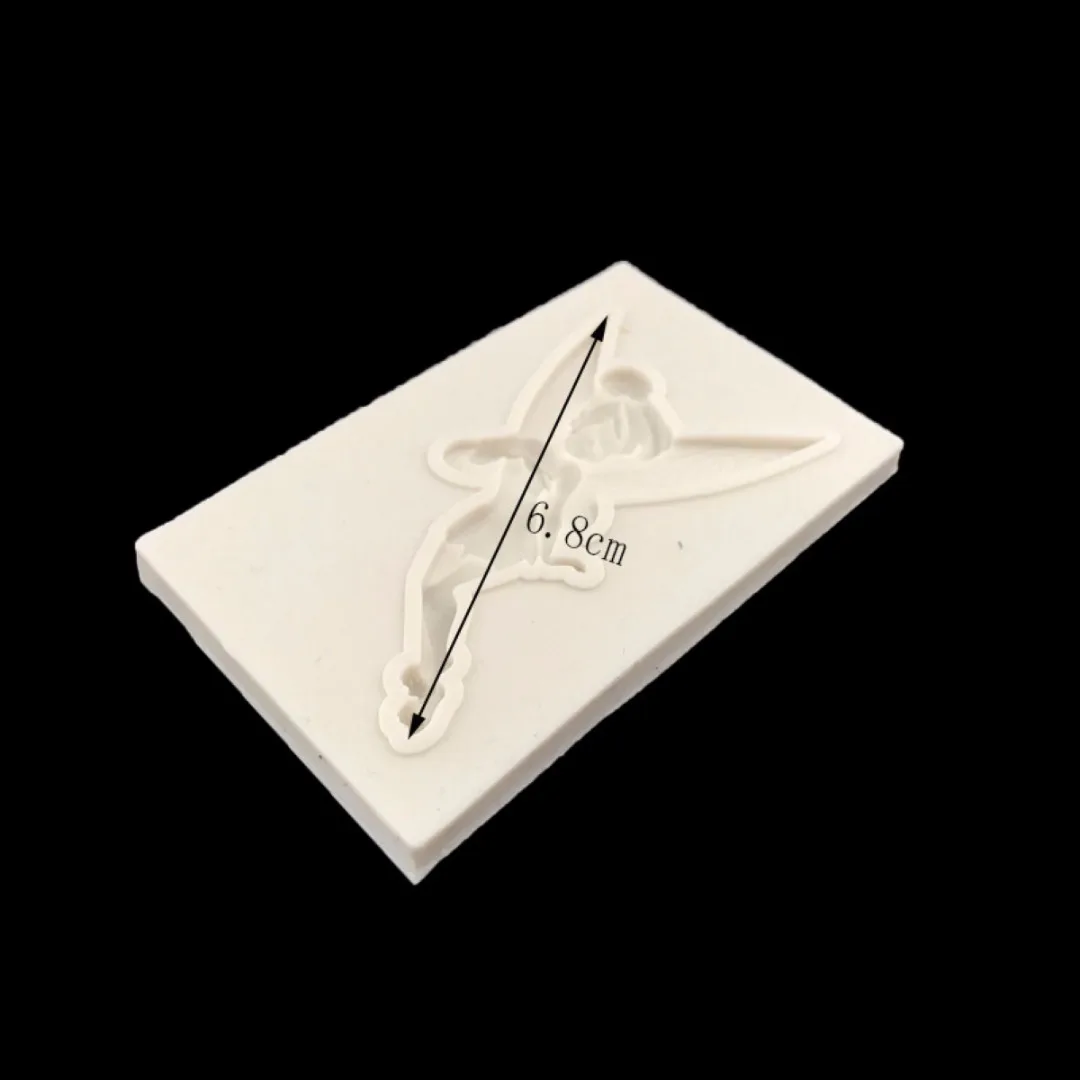 3D фея рисунок силиконовая форма для помадки торт сахарный шоколадный