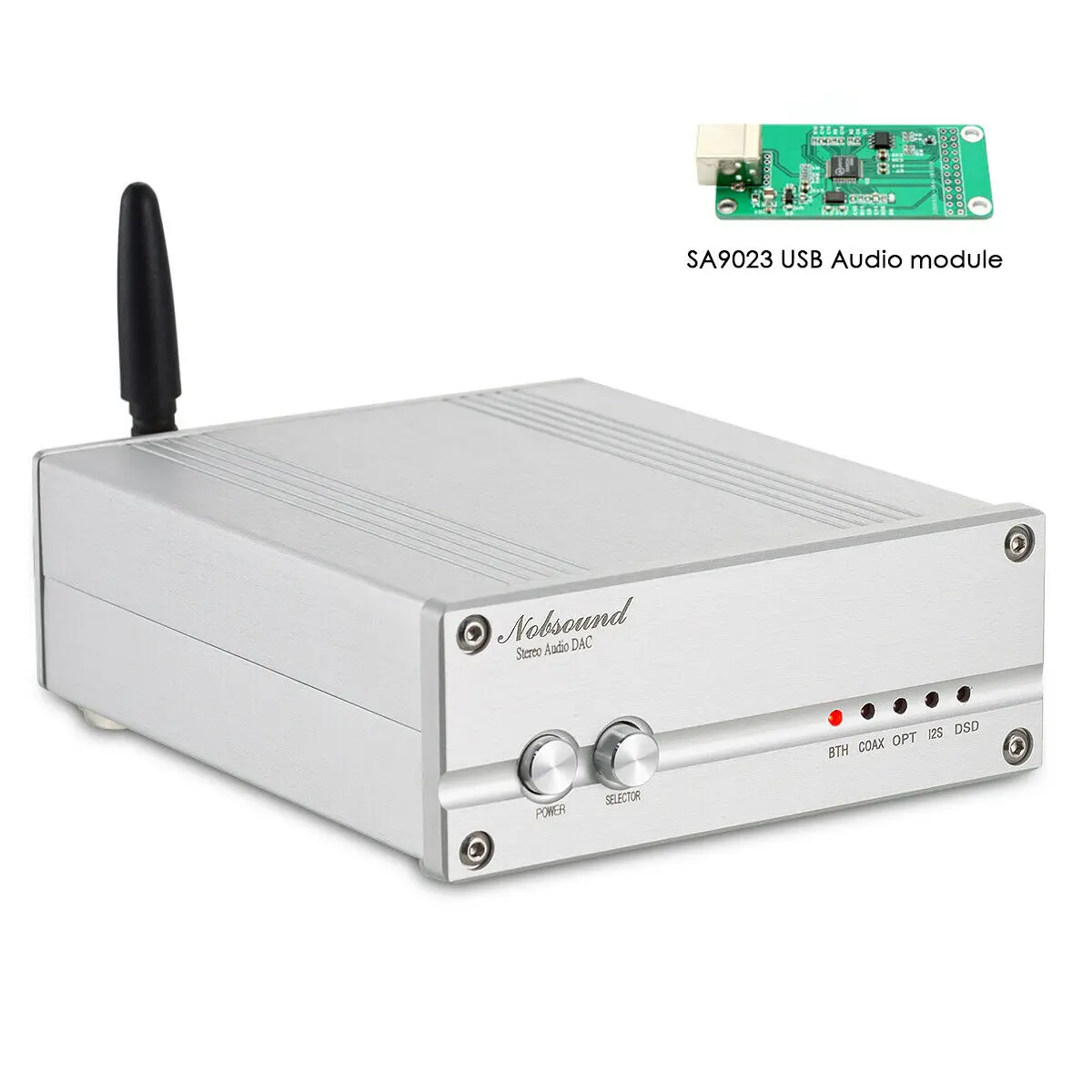HiFi ES9038 Bluetooth 5,0 аудио декодер USB DAC Opt/коаксиальный пульт дистанционного управления OLED