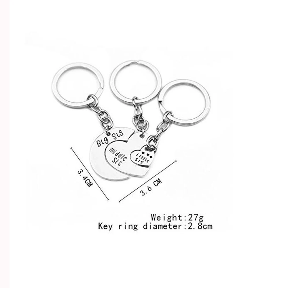 Новое поступление Прямая поставка комплект ключей сердце большой Sis средняя