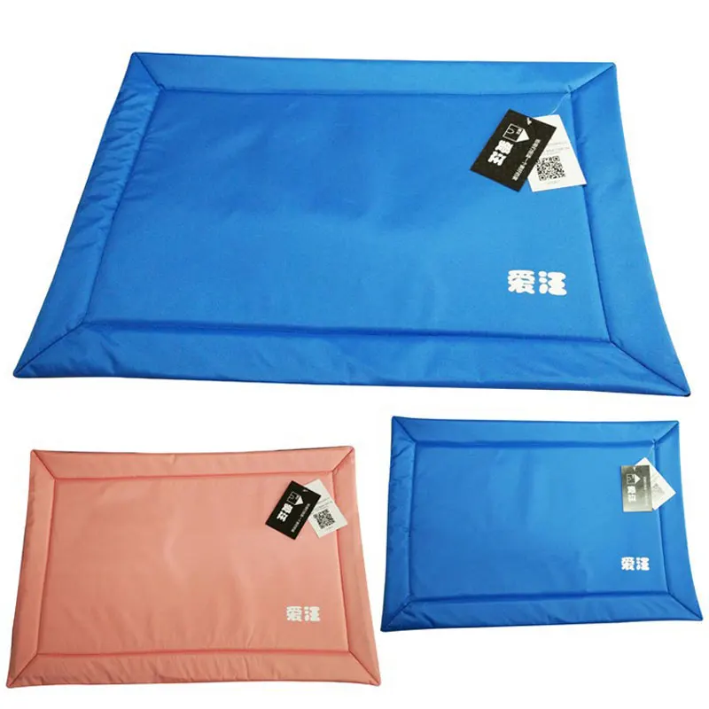 Пэт Холодный Лед Pad Матрас питомник Мат кровать одеяло Маленький Большой кошкин