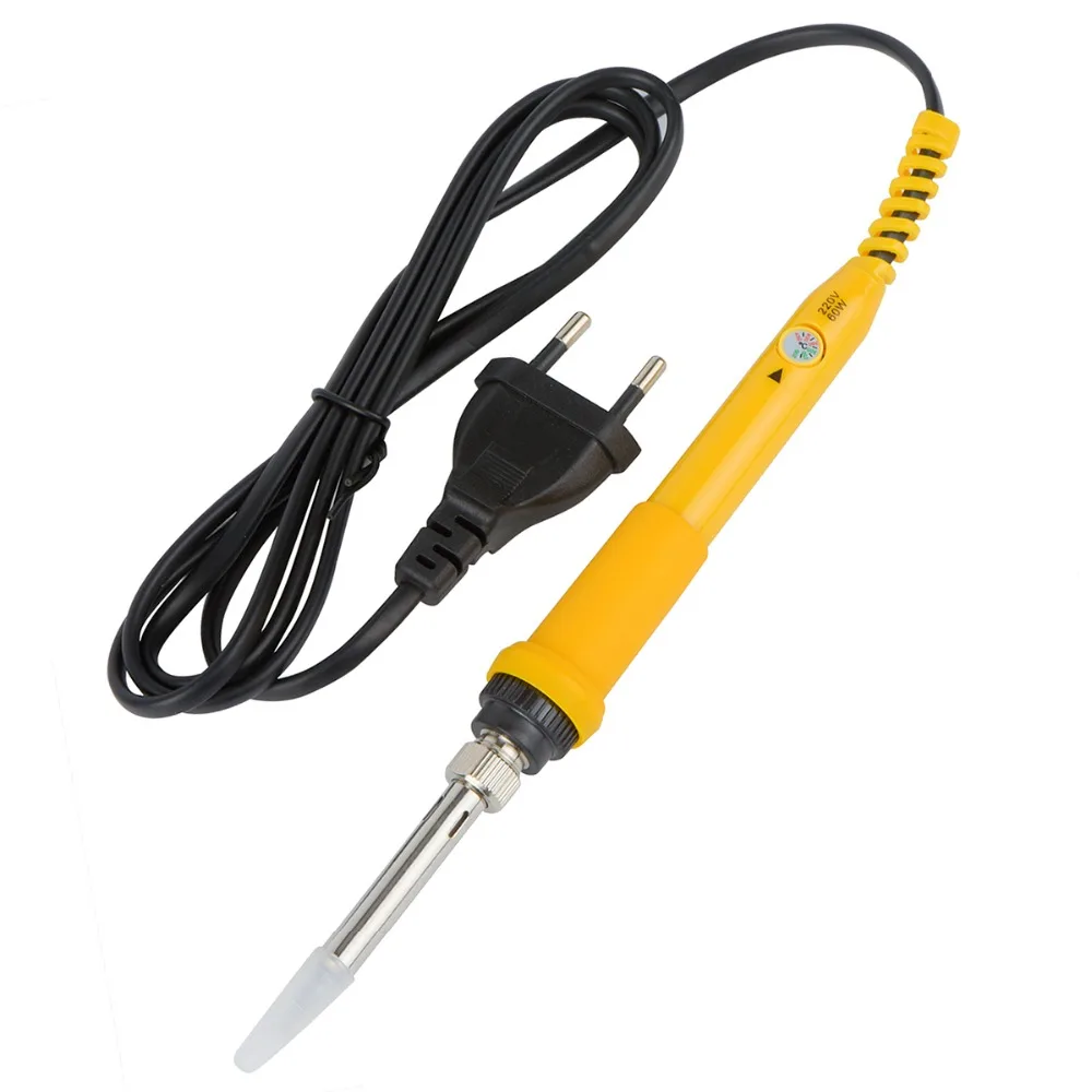 

JCD US/EU Plug 110V 220V 60W Electric Soldering iron kit Adjustable Temperature Soldering iron With quality soldering iron tips