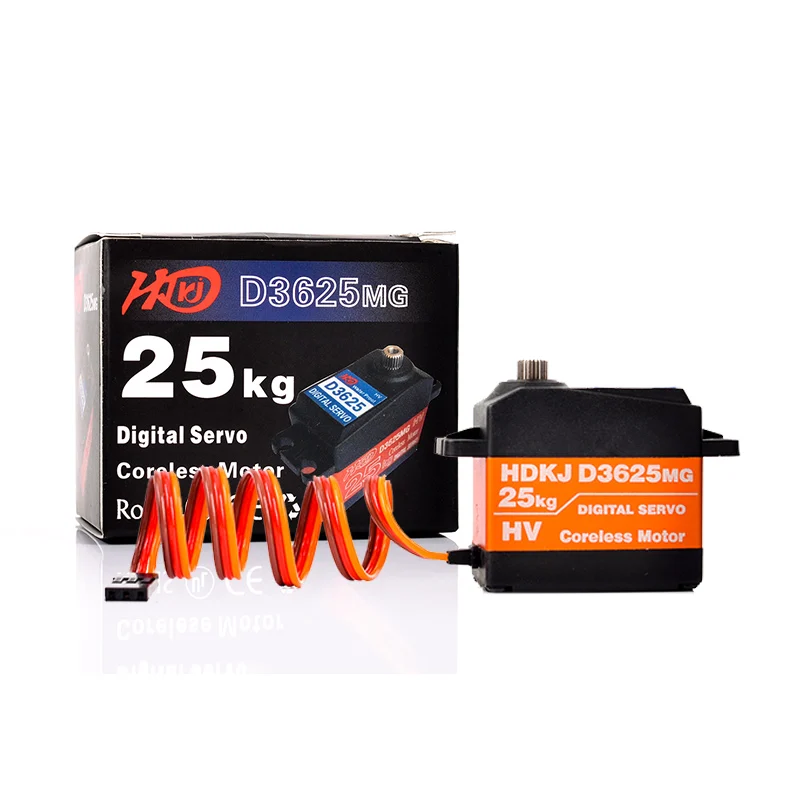 HDKJ D3625 водонепроницаемый сервопривод с металлической шестерней цифровой 180