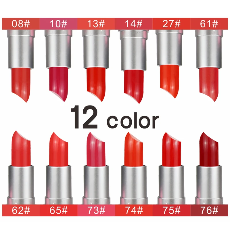 Cute Waterproof Matte Lipstick Ruby Rose Batom Mate Make Up Long Lasting Full Lip Balm Sticks Beauty For Newyear Gift |