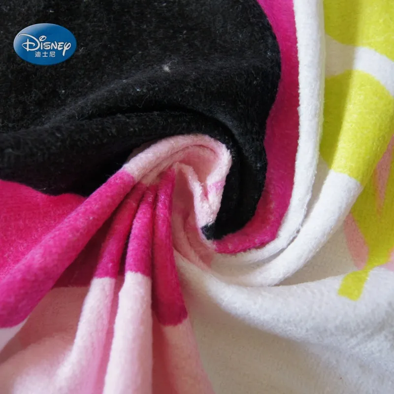 Disney Minnie Mouse супер мягкое и Впитывающее детское банное полотенце мочалка набор