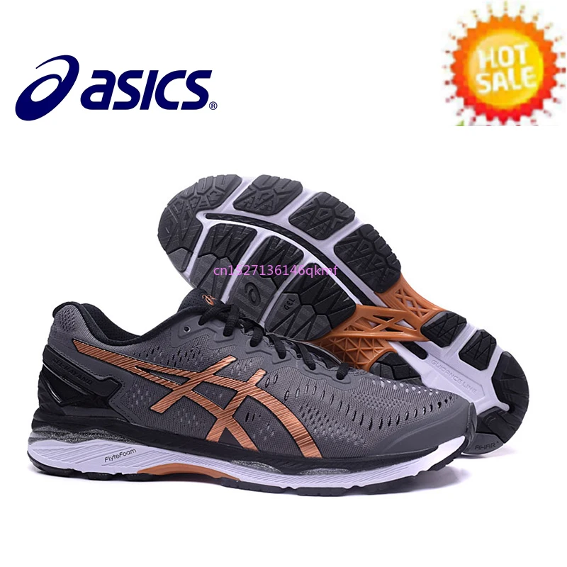 Горячая распродажа Новые ASICS GEL-KAYANO 23 T646N мужские кроссовки спортивная обувь кроссовки Удобная уличная спортивная обувь