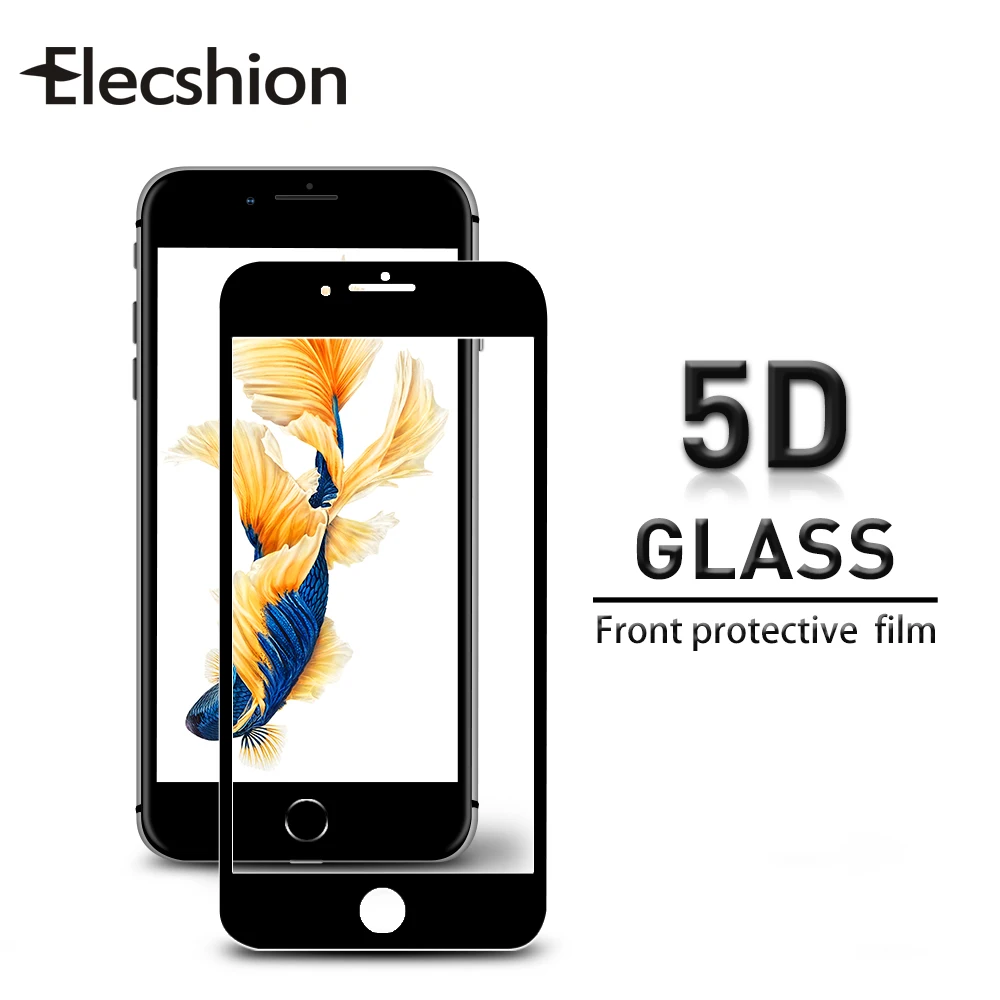 5D пленка для камеры на мобильном телефоне полный изогнутый защитный экран iPhone X 7 6