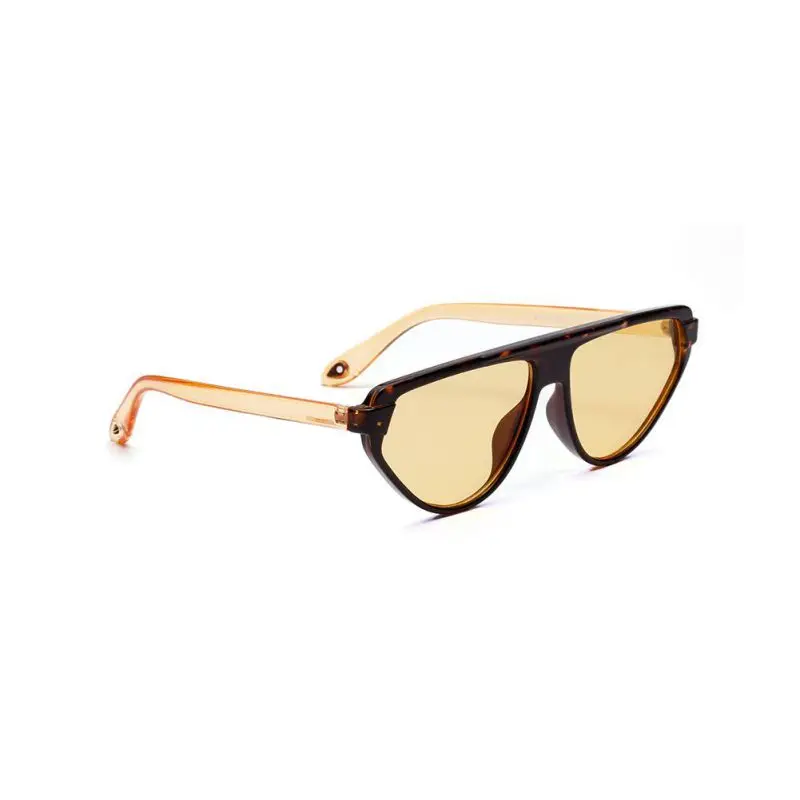 Летние женские цветные линзы солнцезащитные очки унисекс большая оправа