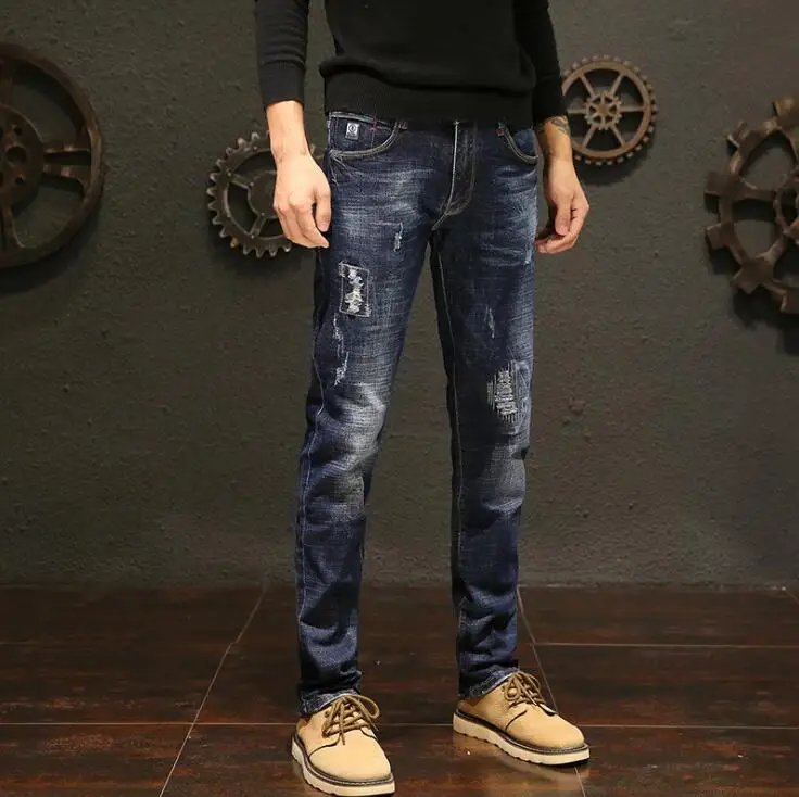 

2019 Hot Sales Long Length Stylish Jeans For Men Top Quality Male Pants Free Shipping