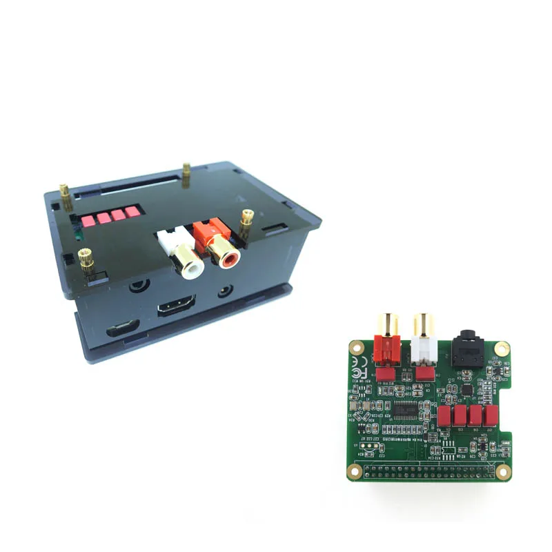Плата расширения Raspberry Pi DAC PCM5122 Hi Fi аудио модуль совместимый с чехол для 3 Model B +(Plus)