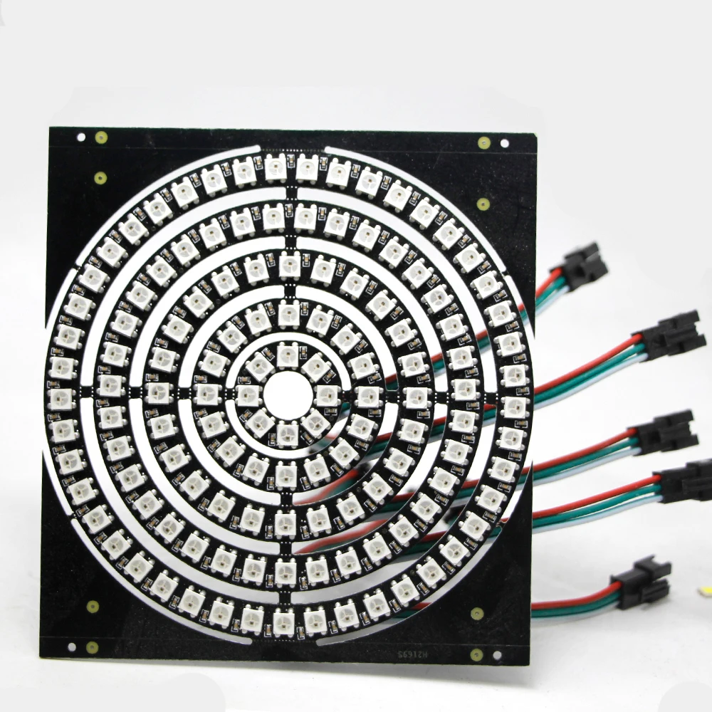 Адресуемые пиксели WS2812B Светодиодные кольцевые светодиоды WS2812 SK6812 5050 RGB WS2811 ic