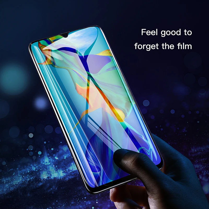 Защитное стекло Baseus с полным покрытием для huawei P30, защита экрана 0,3 мм, ультратонкое закаленное стекло для huawei P30, Передняя пленка