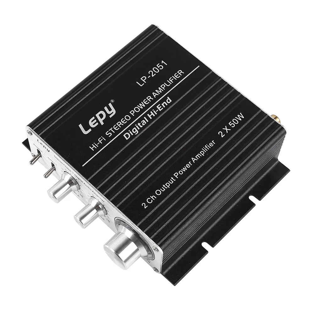 Lepy LP 2051 класс T 2*50 Вт 2CH выходная мощность домашний аудиоусилитель усилитель AU HIFI