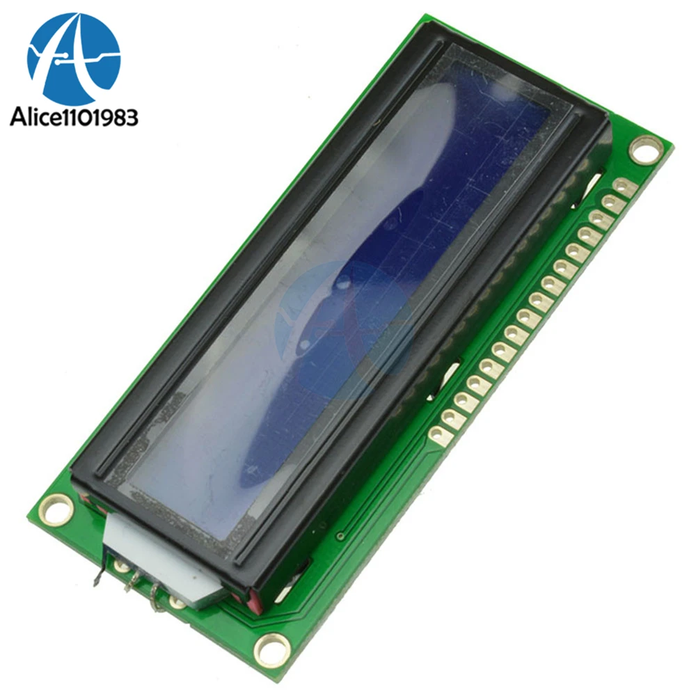 Синий светодиодный модуль Blacklight 1601 16X1 с ЖК дисплеем LCM STN SPLC780D / KS0066 для Arduino 16