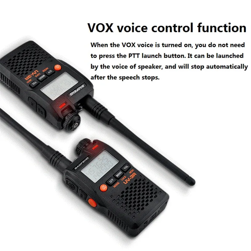 2 шт. портативная мини рация UHF VHF|Рации| |
