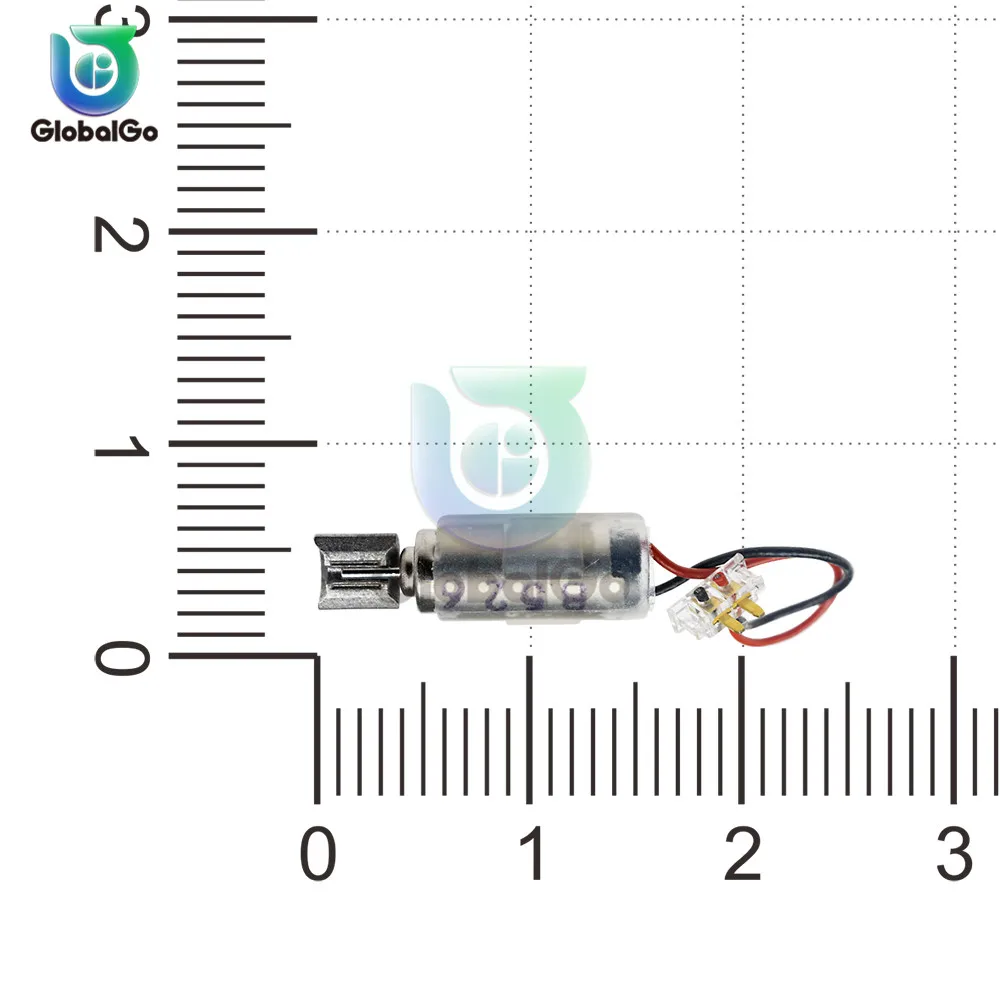 

Micro Coreless Vibration Motor Mini DC Motor High Speed Vibrating Motor for Professional RC 4x11mm DC 1.5V-3V