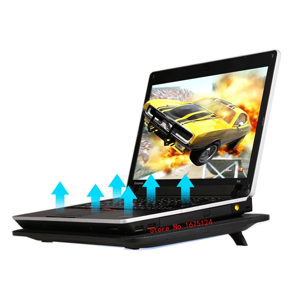 Newest Durable USB Port 5 Fan Cooling Cooler Stand Pad nolder for 14 15.6 inch Laptop Notebook Newest Durable USB Port 5 Fan Cooling Cooler Stand Pad nolder for 14 15.6 inch Laptop Notebook