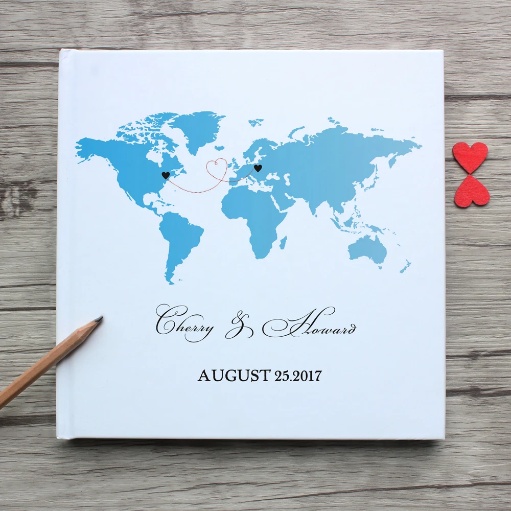 Альтернативная Гостевая книга белая тема свадебная для гостей декорация пейзаж