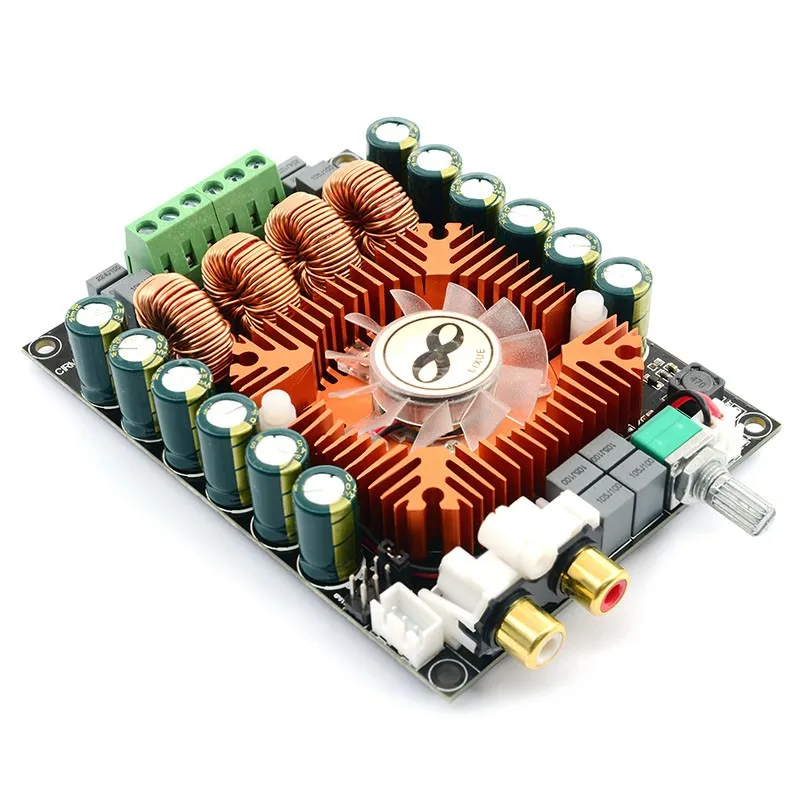 Плата цифрового усилителя мощности TZT TDA7498E 2 0 Hi Fi стерео высокая мощность 160 Вт *