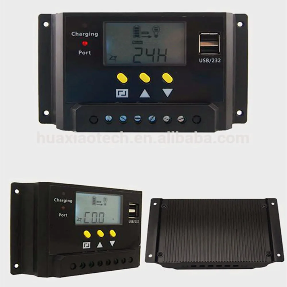 12V 24V Charge controller 20A with LCD display for solar power system |