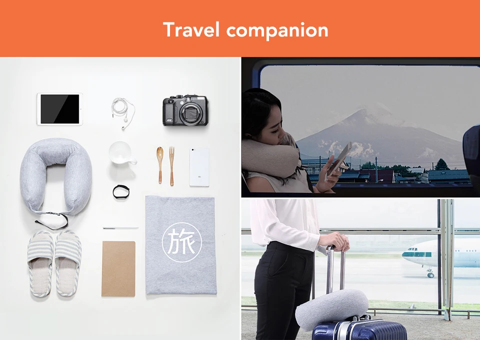 Xiaomi 8H подушка для шеи U Форма защитная подушка для отдыха спальный подушки для автомобилей для путешествий домашнего офиса автомобиля остальные