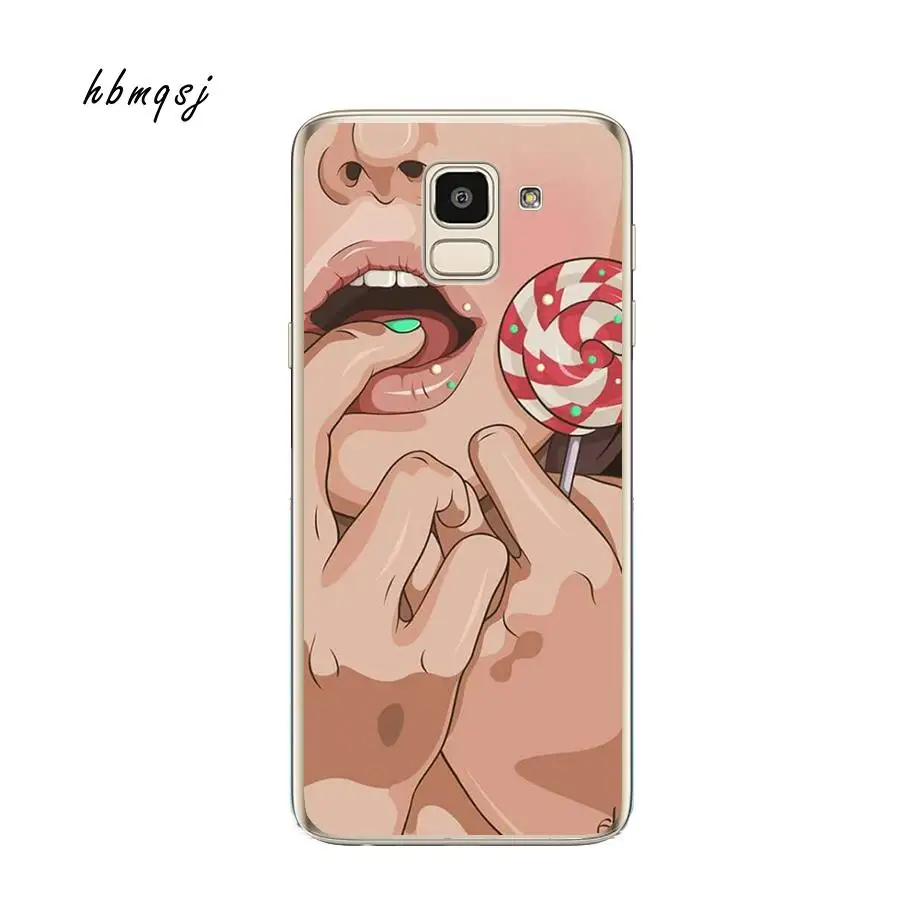 Funda для samsung galaxy j6 j8 2018 j7 j5 2017 чехол из мягкого силикона с рисунком Оригинальный