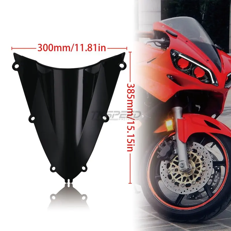 Мотоцикл лобовое стекло ABS Ветер Дефлектор спойлер для Yamaha YZF YZFR1 YZF1000 R1 1998 1999 Double